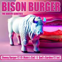 The Bakery Genetics Bison Burger - photo réalisée par TheBakeryGenetics